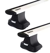 Barres de toit Thule avec WingBar Ford Falcon 4-dr Berline avec un toit nu 99-08