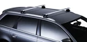 Barres de toit Thule avec WingBar Mercedes Benz E-Klasse (W213) 4-dr Berline avec des points fixes 16-23