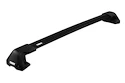 Barres de toit Thule Edge Black Alfa Romeo Giulia 4-dr Berline avec un toit nu 16+