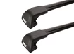 Barres de toit Thule Edge Black Audi A4 Avant 5-dr Estate avec barres de toit intégrées 08-15