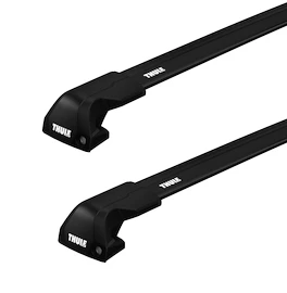 Barres de toit Thule Edge Black Audi A4 Avant 5-dr Estate avec barres de toit intégrées 16+