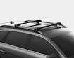 Barres de toit Thule Edge Black Audi A6 Allroad 5-dr Estate avec barres de toit (hagus) 06-11