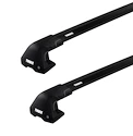 Barres de toit Thule Edge Black Fiat 500X 5-dr SUV avec un toit nu 15-23