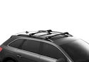 Barres de toit Thule Edge Black Fiat Panda Cross 5-dr SUV avec barres de toit (hagus) 14+
