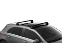 Barres de toit Thule Edge Black Opel Astra 3-dr Berline à hayon avec des points fixes 04-09
