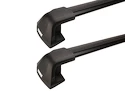 Barres de toit Thule Edge Black Skoda Octavia (Mk. II) 4-dr Berline avec un toit nu 04-12