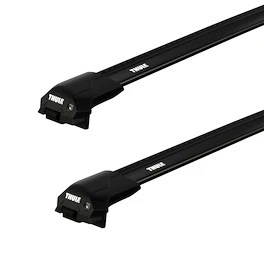 Barres de toit Thule Edge Black Skoda Octavia Scout (Mk II) 5-dr Estate avec barres de toit (hagus) 07-13