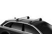 Barres de toit Thule Edge Mercedes Benz X-Class 4-dr Double-cab avec un toit nu 18+