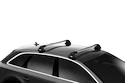Barres de toit Thule Edge Skoda Fabia (PJ) 5-dr Hatchback avec un toit nu 22-24