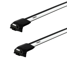 Barres de toit Thule Edge Skoda Octavia Scout (Mk II) 5-dr Estate avec barres de toit (hagus) 07-13