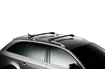 Barres de toit Thule WingBar Edge Black Alfa Romeo Stelvio 5-dr SUV avec barres de toit intégrées 17+