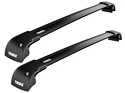 Barres de toit Thule WingBar Edge Black Mercedes Benz C-Klasse (W204) with glass roof 2-dr Coup* avec des points fixes 11-15