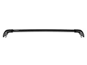 Barres de toit Thule WingBar Edge Black Mercedes Benz E-Klasse (W212) with glass roof 4-dr Berline avec des points fixes 09-16