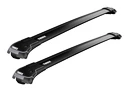 Barres de toit Thule WingBar Edge Black Nissan Pathfinder (R51) 5-dr SUV avec barres de toit (hagus) 05-12