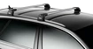 Barres de toit Thule WingBar Edge Nissan Kicks 5-dr SUV avec des points fixes 16+