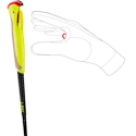 Bâtons de course de trail Leki  Evotrail FX.One TA, black-neonyellow-dark anthracite