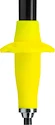 Bâtons de course de trail Leki  Ultratrail FX Junior, naturalcarbon-bright red-neonyellow, 95 - 110 cm