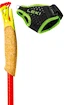 Bâtons de course de trail Leki  Ultratrail FX.One Superlite, bright red-neonyellow-naturalcarbon