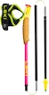 Bâtons de course de trail Leki  Ultratrail FX.One Superlite, neonpink-neonyellow-naturalcarbon
