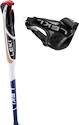 Bâtons de randonnée Leki  Smart Supreme, midnightblue dark metallic-darkblue-white, 100 - 130 cm