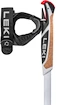 Bâtons de randonnée Leki  Spin Shark SL, white-smokegreen-dark anthracite, 100 - 130 cm