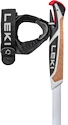 Bâtons de randonnée Leki  Spin Shark SL, white-smokegreen-dark anthracite, 100 - 130 cm