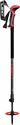 Bâtons de ski Leki  Haute Route 2 Dark anthracite - Dark red - Black 110-150