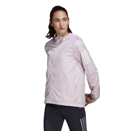 Blouson pour femme adidas Own The Run Hooded Running Windbreaker Almost Pink