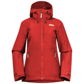 Blouson pour femme Bergans Nordmarka Leaf Light Wind Dark Brick