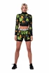 Blouson pour femme Nebbia Ocean Selected High-energy crop jacket 564 jungle green