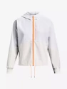 Blouson pour femme Under Armour  Woven FZ Jacket-WHT S