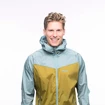 Blouson pour homme Bergans  Microlight Jacket Olive Green/Smoke Blue