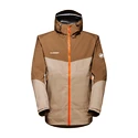 Blouson pour homme Mammut  Convey Tour HS Hooded Jacket Safari/Dark Sand