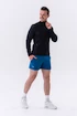 Blouson pour homme Nebbia  Long sleeved w hoodie Sporty Zipper Jacket with side pockets “Control” 332 black