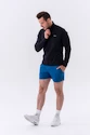 Blouson pour homme Nebbia  Long sleeved w hoodie Sporty Zipper Jacket with side pockets “Control” 332 black