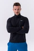 Blouson pour homme Nebbia  Long sleeved w hoodie Sporty Zipper Jacket with side pockets “Control” 332 black M