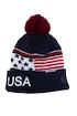 Bonnet d'hiver Bauer  New Era POM KNIT BEANIE - USA SR