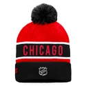 Bonnet d'hiver Fanatics  Authentic Pro Game & Train Cuffed Pom Knit Chicago Blackhawks