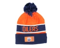 Bonnet d'hiver Fanatics  Authentic Pro Game & Train Cuffed Pom Knit Edmonton Oilers