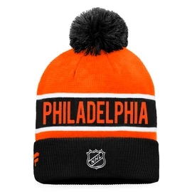Bonnet d'hiver Fanatics Authentic Pro Game & Train Cuffed Pom Knit Philadelphia Flyers