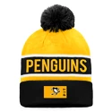 Bonnet d'hiver Fanatics  Authentic Pro Game & Train Cuffed Pom Knit Pittsburgh Penguins