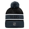 Bonnet d'hiver Fanatics  Authentic Pro Game & Train Cuffed Pom Knit Vegas Golden Knights