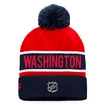 Bonnet d'hiver Fanatics  Authentic Pro Game & Train Cuffed Pom Knit Washington Capitals