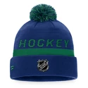 Bonnet d'hiver Fanatics  Authentic Pro Locker Room Cuffed Pom Knit NHL Vancouver Canucks