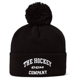 Bonnet de ski CCM Athleisure Pom Black Senior