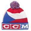 Bonnet de ski CCM  FLAG POM KNIT TEAM  CZECH Multiple Team Color
