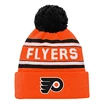 Bonnet pour enfant Outerstuff  WORDARK JACQUARD CUFF POM PHILADELPHIA FLYERS