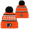 Bonnet pour enfant Outerstuff  WORDARK JACQUARD CUFF POM PHILADELPHIA FLYERS