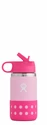 Bouteille Hydro Flask  Wide Mouth Kids Straw Lid & Boot 12 oz (355 ml)