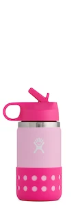 Bouteille Hydro Flask  Wide Mouth Kids Straw Lid & Boot 12 oz (355 ml)